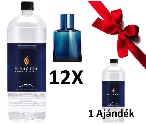 HESZTIA Bioetanol 1,9 L Havas kasmír - 11db + 1 Flakon Ajándék