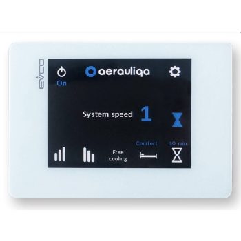   Aerauliqa CTRL-HO digitális fali szabályozó egység Orion szellőztetőkhöz