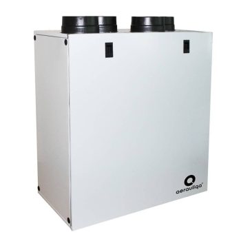   Aerauliqa QR-280A központi hővisszanyerős szellőztető, LCD kijelzős vezérléssel - A készlet erejéig rendelhető!