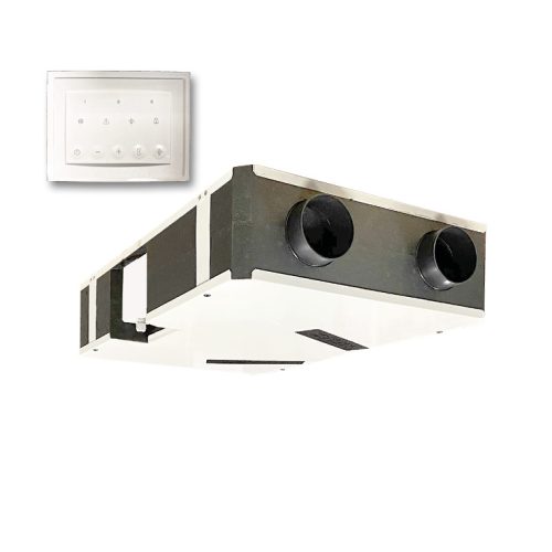 Aerauliqa QR-120P központi hővisszanyerős szellőztető, vezérléssel