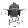 LANDMANN KAMADO GRILL FASZENES 56CM 22″ SZÜRKE 