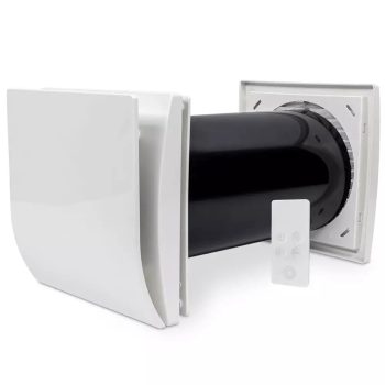   AERAULIQA Pulsar-100 egyhelyiséges hővisszanyerős szellőztető, páraérzékelővel, távirányítóval