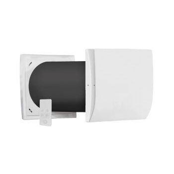   AERAULIQA Pulsar-150 Pro ISO egyhelyiséges hővisszanyerős szellőztető, páraérzékelővel, távirányítóval, kültéri hangcsillapító elemmel