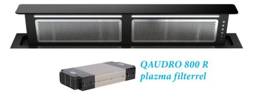 Sirius - Páraelszívó S-DD11 EM fekete motor nélkül + plazma filter QUADRO 800 R