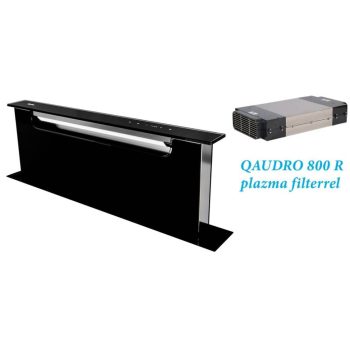   SIRIUS - Páraelszívó Balance S-DD18 EM fekete motor nélkül + QUADRO 800 R plazma szűrő