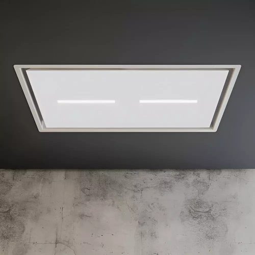 SIRIUS - Páraelszívó SLT-971 LESS EM 120 cm H 160 TW Fehér üveg motor nélkül