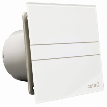 Cata E-100G ventilátor üveg előlappal, fehér