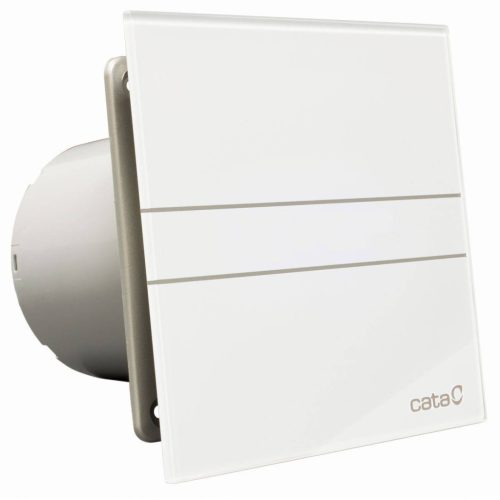 Cata E-100GT ventilátor üveg előlappal, utószellőztető funkcióval, fehér