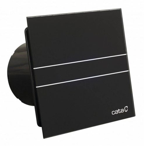Cata E-100MT BK ventilátor metakrilát előlappal, utószellőztető funkcióval, fekete