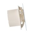 Cata E-120GTH ventilátor üveg előlappal, utószellőztető, alapszellőztető és páraérzékelő funkcióval, fehér