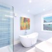 Cata E-120GTH ventilátor üveg előlappal, utószellőztető, alapszellőztető és páraérzékelő funkcióval, fehér