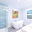 Cata E-150GTH ventilátor üveg előlappal, utószellőztető, alapszellőztető és páraérzékelő funkcióval, fehér