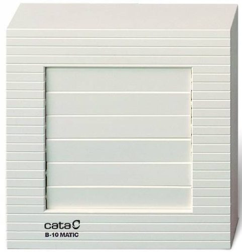 Cata B-10 Matic Timer ventilátor automata előlapzárással, utószellőztető funkcióval