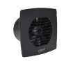 Cata UC-10 Timer fekete ventilátor utószellőztető funkcióval, pillangószeleppel