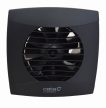 Cata UC-10 Timer fekete ventilátor utószellőztető funkcióval, pillangószeleppel