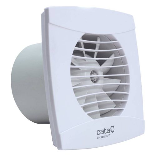 Cata UC-12 Timer fehér ventilátor utószellőztető funkcióval, pillangószeleppel