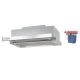 CATA - Páraelszívó TFH-6630/A X LED brushless inox + hűtőtáska