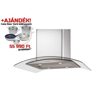   CATA - Páraelszívó ISLA GAMMA 900 X/D  + CATA NEW YORK edényszett