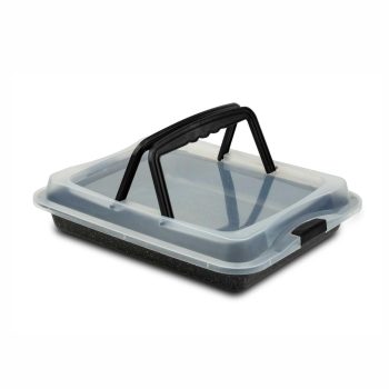   Nava 10-103-151 Nature sütőedény fedővel, 40cm, tapadásmentes