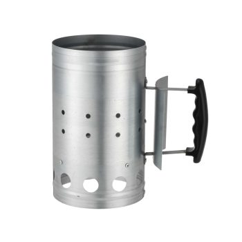   Blim+ 10-186-005 faszénbegyújtó, horganyzott acél, 15cm átmérő, 27cm magasság