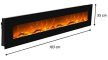 GLOW FIRE MARS XL FEKETE
