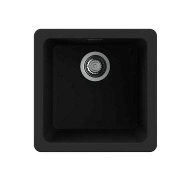   NODOR - Gránit mosogatótálca NorGranite 40.40 1B BK fekete