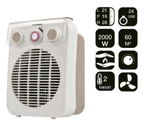 ARDES 4F10TI Ventilátoros hősugárzó IP21 védelem