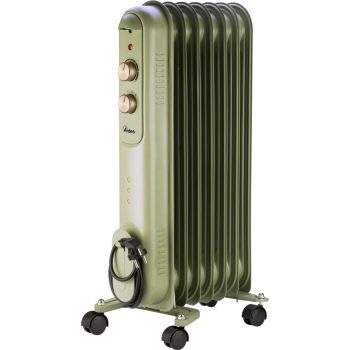 ARDES 4R07VIN Elektromos olajradiátor 7 tagos 1500W Zöld