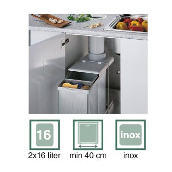   Foster 8123800 konyhai szelektív hulladékgyűjtő - Kifutó termék!