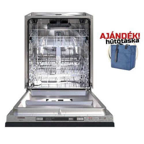 NODOR - Beépíthető mosogatógép NorCare DW-6141 I SL + Ajándék Hűtőtáska