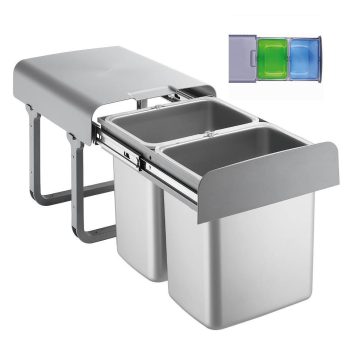   EKOTECH - Beépíthető hulladékgyűjtő EKKO 40 - 2x16 liter