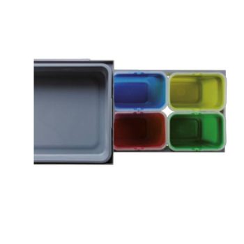   EKOTECH - Beépíthető hulladékgyűjtő TANK FRONT 40 - 4x8 liter