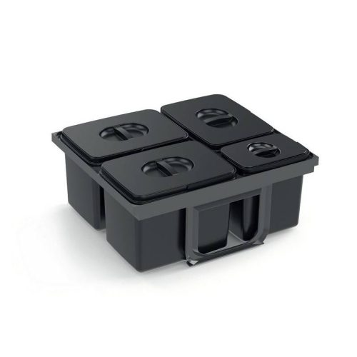 EKOTECH - Beépíthető hulladékgyűjtő JAZZ 60 - 2x15 liter+3x7 liter
