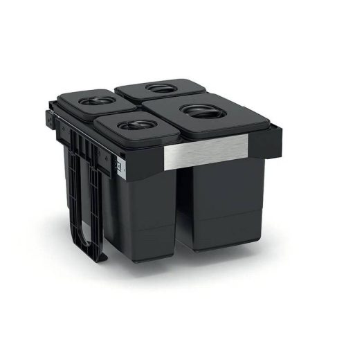 EKOTECH - Beépíthető hulladékgyűjtő FREE JAZZ 45 - 1x20 liter+3x7 liter
