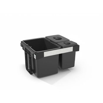   EKOTECH - Beépíthető hulladékgyűjtő FREE JAZZ 60 - 1x34 liter+1x7 liter+1x15 liter