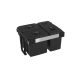 EKOTECH - Beépíthető hulladékgyűjtő FREE JAZZ 60 - 3x26 liter+1x7 liter