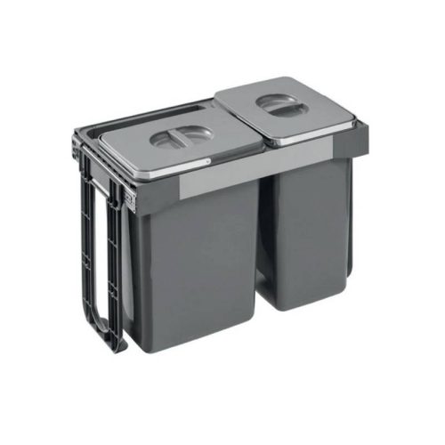 EKOTECH - Beépíthető hulladékgyűjtő FREE JAZZ SHORT 60 - 2x20 liter