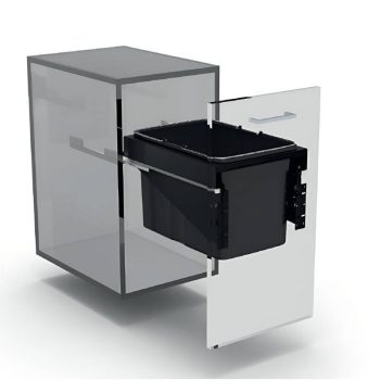   EKOTECH - Beépíthető hulladékgyűjtő FRONT 40 - 1x34 liter 