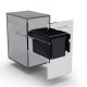 EKOTECH - Beépíthető hulladékgyűjtő FRONT 40 - 1x34 liter 