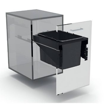   EKOTECH - Beépíthető hulladékgyűjtő FRONT 45 - 1x34 liter   