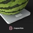 AENO AKS0001S KS1S intelligens konyhai mérleg, max. 8 kg kapacitás, LED kijelző, Bluetooth csatlakozás, edzett üvegfelület