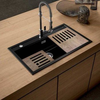   Elleci ATH073BK Vágódeszka HPL Fekete - A készlet erejéig rendelhető