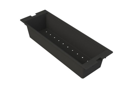 ELLECI - Gyümölcsmosó kosár műanyag 410 Fekete