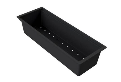 ELLECI - Gyümölcsmosó kosár műanyag 418 Fekete