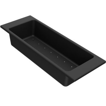 ELLECI - Gyümölcsmosó kosár műanyag 433 Fekete