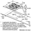 Bosch FŐZŐLAP BEÉPÍTHETŐ GÁZ PNH6B6K40