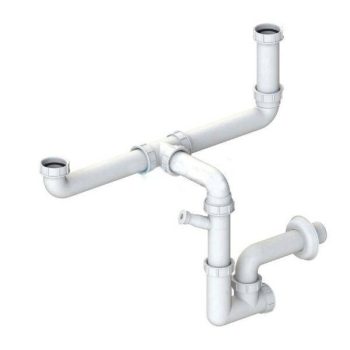 ELLECI - Szifonszett kétutas mosogatótálcához