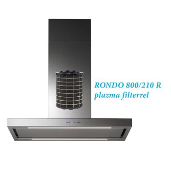   FALMEC - Páraelszívó PLANE PLUS SZIGET 90 inox + plazma filter  RONDO 800/210 R