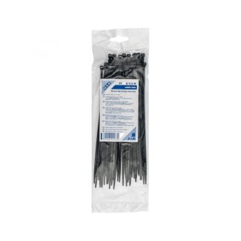  Home CT 200/3,5/B kábelkötegelő, 3,5 mm széles, 200 mm hosszú, 50 db, fekete