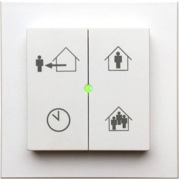   Siber - Wireless 4 gombos vezérlő egység központi hővisszanyerős szellőztetőhöz